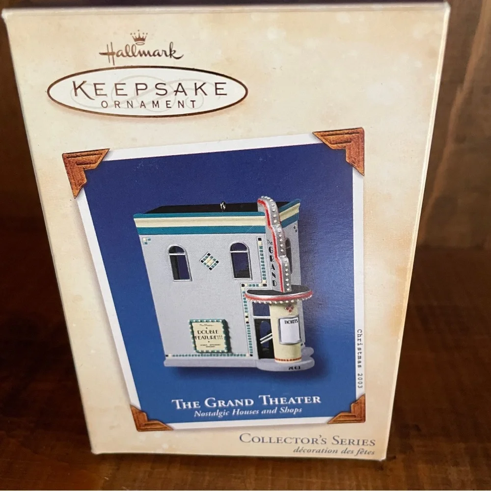 Hallmark The Grand Theater Ornament 2003 Nostalgic Houses and Shops Series #20